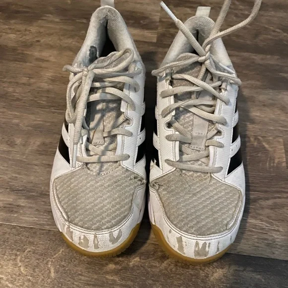 adidas | Shoes | Adidas White Volleyball Shoes | Poshmark